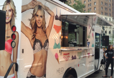 Targeted truck advertising solutions